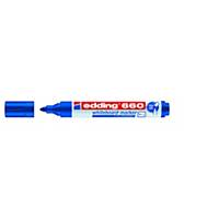Marcador borrable Edding 660 - punta cónica 1,5-3 mm - azul