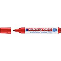 Marcador apagável Edding 660 - ponta cónica 1,5-3 mm - vermelho