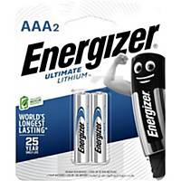 Energizer Lithium Battery L91 AAA - Pack of 2