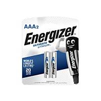 ENERGIZER L92Aaa Lr6 Lithium Battery 1.5V - Pack Of 2
