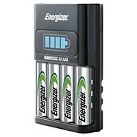 Chargeur de piles Energizer Accu recharge 1 hour + 4 piles AA