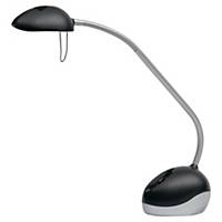 Lampe Alba Ledx - LED - bras flexible - noir/gris
