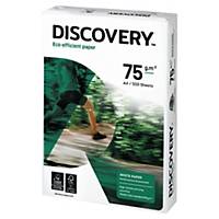 Caja de 5 paquetes 500 hojas de papel Discovery Eco Efficient - A4 - 75 g/m2