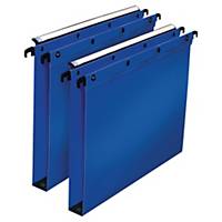 Elba Ultimate® kunststof hangmappen, laden, 330/250, 30 mm, blauw, per 10 stuks