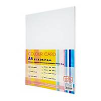SB COLOURED CARDBOARD A4 120G - WHITE - PACK OF 250 SHEETS