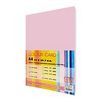 SB COLOURED CARDBOARD A4 120G - PINK - PACK OF 250 SHEETS