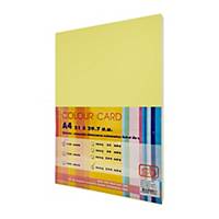 SB Coloured A4 Cardboard 120G Yellow Pack of 250 Sheets