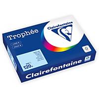 Clairefontaine Trophée 1213 papier couleur A4 120g bleu - ram. de 250 flls