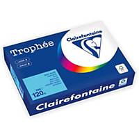 Clairefontaine Trophée 1282 papier couleur A4 120g bleu foncé - ram. 250 flls