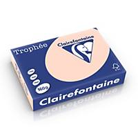 Clairefontaine Trophée 1104 gekleurd A4 papier, 160 g, zalm, per 250 vel