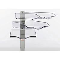 Espositore Novus Copy Swinger 3 vaschette, grigio/trasparente (7203002)