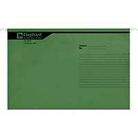 ELEPHANT 900 Suspension File F Green - Pack of 10