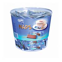 Milka Naps aus Alpenmilch, Portion a 4,6g, Dose mit 207 Stück