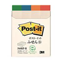 Post-it 報事貼 560RP-R 環保標籤紙 0.5吋 x 3吋