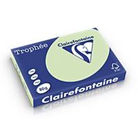 Clairefontaine Trophée 1891 gekleurd A3 papier, 80 g, golfgroen, per 500 vel