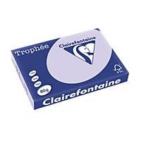 Clairefontaine Trophee 1250C lilac A3 paper, 80 gsm, per ream of 500 sheets
