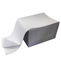 Blanco listingpapier, 60 g, B 240 x H 305 mm, doos van 1.000 vellen