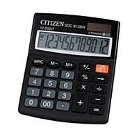 Citizen SDC812NR Tischrechner, 12-stelliges Display, schwarz
