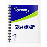 Lyreco Twin Wire Spiral Pad A5 - Pack of 10