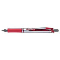 Gélové pero Pentel Energel BL77, klikacie, 0,7 mm, červené