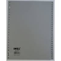 IndX numerical dividers 31 tabs PP 23-holes