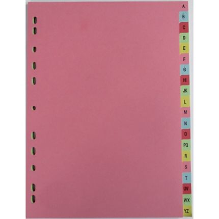 Lyreco Budget Cardboard Dividers A Z A4 Assorted