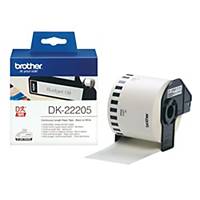 BROTHER DK-22205 Continuous Paper Label Roll 62mm X 30.48m
