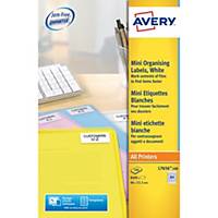 Avery L7656 Mini Labels 46x11.1mm 84-Up White - Pack Of 100