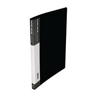 Data Base MT-20 Clear Display Book 20 Pockets A4 Black