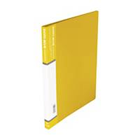 Data Base MT-20 Clear Display Book 20 Pockets A4 Yellow