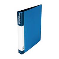 Data Base 3020 Refillable Clear Book 20 Pockets A4 Blue