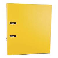 Segregator z mechanizmem LYRECO Budget, PP, A4, 50 mm, żółty