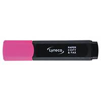 LYRECO HIGHLIGHTER PINK - BOX OF 10