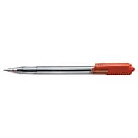 Wiz, retractable ballpoint pen, medium, red