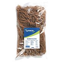 Lyreco rubber bands 2x150mm - box of 500 gram