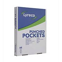 BX100 LYRECO PUNCHED POCK GLASS 80MI A4