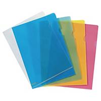 Lyreco Premium A4 Clear Cut Flush Plastic Folders 150 Microns - Pack Of 25
