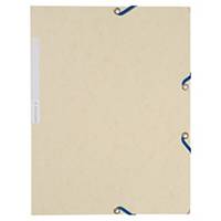 Lyreco 3-flap folder cardboard 355g beige - pack of 10