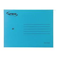Hængemappe Lyreco Premium, A4, blå, pakke a 25 stk.