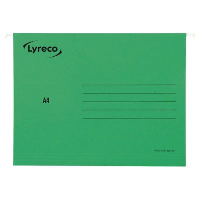 Ryman A4 Suspension Files – Pack Of 20, Easy-Fix Plastic Tabs, For Filing Cabinets, Office & Home Organization