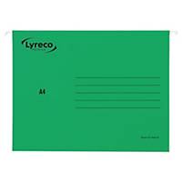 Hængemappe Lyreco Premium, A4, grøn, pakke a 25 stk.