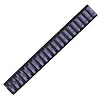 Plastic Combs 25mm Black - Pack of 10