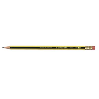 Staedtler Noris Pencil HB Eraser-Tip - Pack Of 12