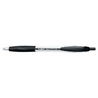 Bic® Atlantis, retractable ballpoint pen, medium, black