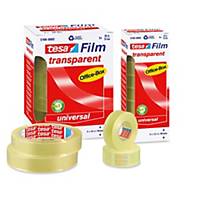 Cinta adhesiva transparente Tesa Film - 15 mm x 33 m - Pack de 10 rollos