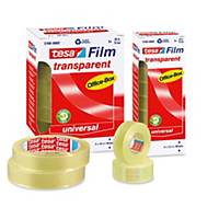 Cinta adhesiva transparente Tesa Film - 15 mm x 66 m - Pack de 10 rollos