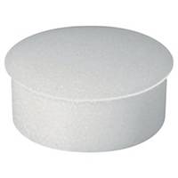 LYRECO WHITE MAGNETS 22MM (HOLD 4 SHEETS) - PACK OF 10