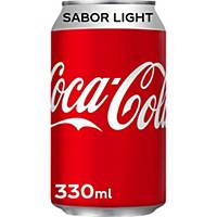 Pack de 24 latas de Coca-Cola Light - 33 cl