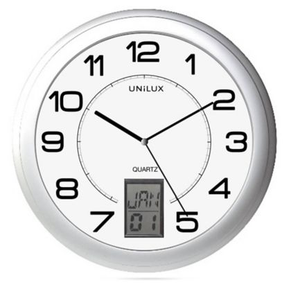 verkorten Heel veel goeds Verlating Unilux Instinct automatische analoge klok, diameter 30 cm