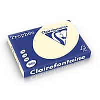 Clairefontaine Trophée 1108 gekleurd A3 papier, 160 g, crème, per 250 vel